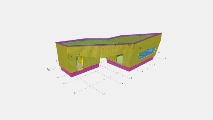 Picture of a building 3D model for project Alstahaug