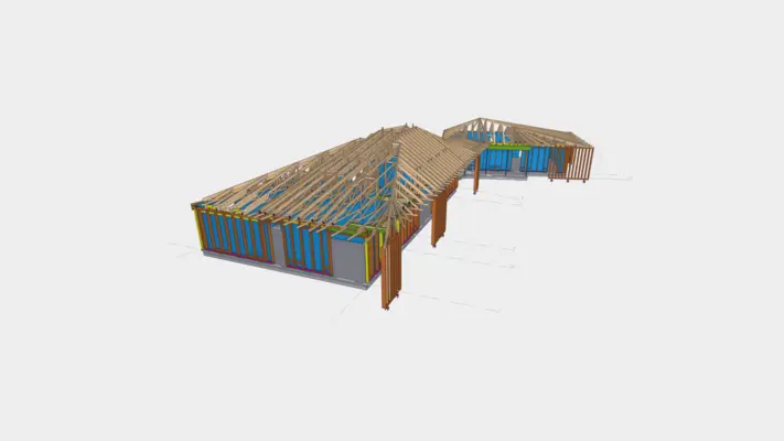Picture of a building 3D model for project Jussi Summer House